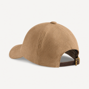 The Silk-Lined Hat in Camel, rear view