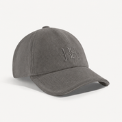 BOLLIDE Silk-Lined Hat in Charcoal, front three-quarter view